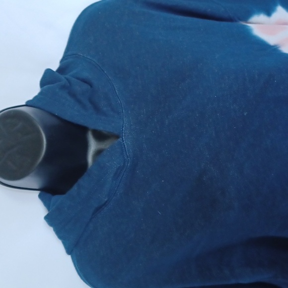 Wildfox Ombre Tie dye Hoodie Sweatshirt Blue Pink Purple Green - Picture 3 of 8